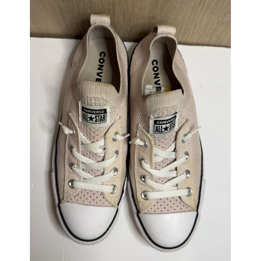 Converse Women's Pink Chuck Taylor All Star Shoreline Knit Slip On Size 8.5 - Picture 2 of 10